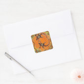 AUSTRALIË KUNST                   VIERKANTE STICKER (Envelop)