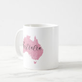 Australië Land Schitterende Kleur Koffiemok (Voorkant links)