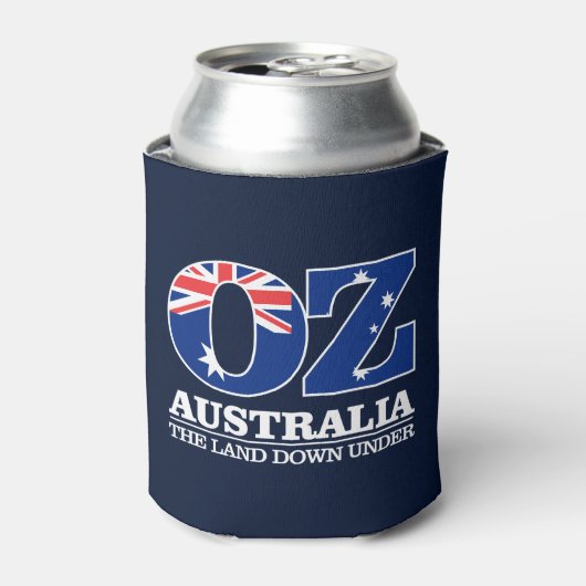 Australië "Land van OZ" Blikjeskoeler (Blikje Voorkant)