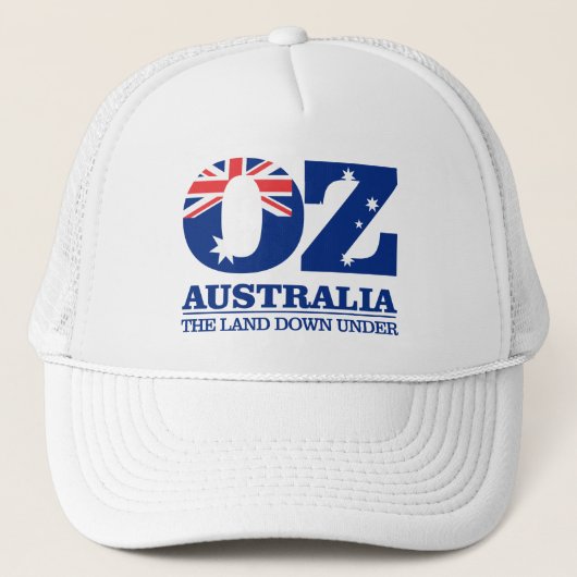 Australië "Land van OZ" Trucker Pet (Voorkant)