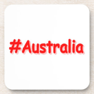 "#Australië" Leuke ontwerp. Nu kopen Bier Onderzetter