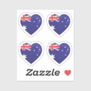 Australië Liefde Vlag Sticker