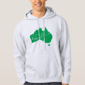 Australië ligt in mijn hart hoodie (Voorkant)