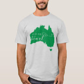 Australië ligt in mijn hart t-shirt (Voorkant)