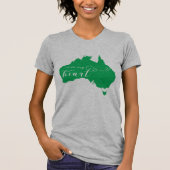 Australië ligt in mijn hart t-shirt (Voorkant)