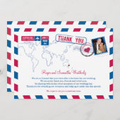 Australië Luchtpost Trouw Dank Je Bedankkaart (Voorkant / Achterkant)