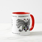 Australië - Lyre BIRD - Behoud - Ecologie Mok (Voorkant rechts)