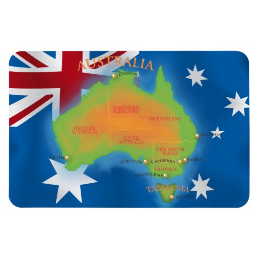 Australië Magneet (Horizontaal)