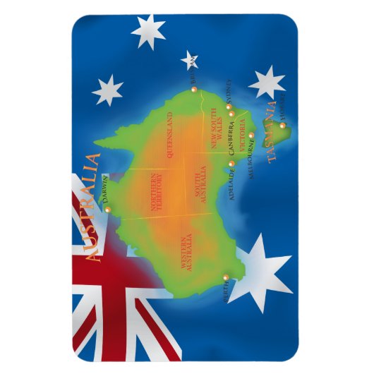 Australië Magneet (Verticaal)