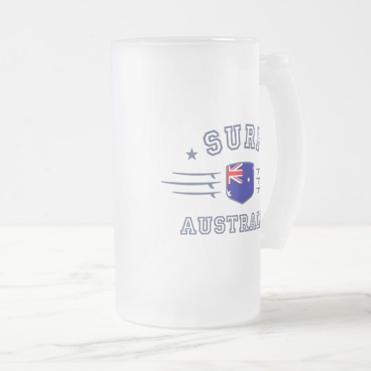 Australië Matglas Bierpul (Voorkant rechts)