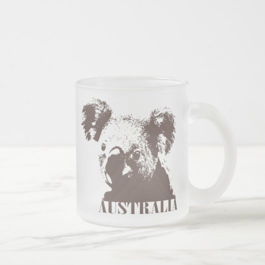 Australië Matglas Koffiemok (Rechts)
