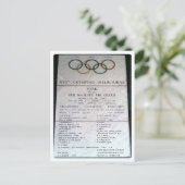 Australië - Melbourne,1956 XVI Olympiad - Briefkaart (Staand voorkant)