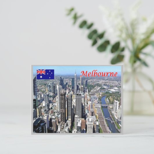 Australië - Melbourne - Briefkaart (Staand voorkant)