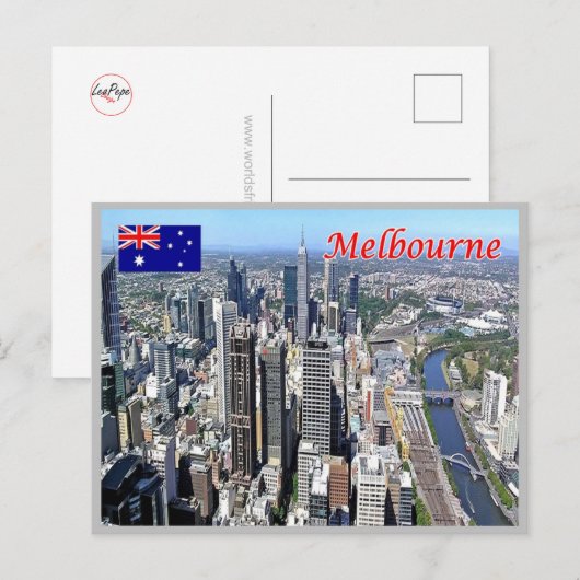 Australië - Melbourne - Briefkaart (Voorkant / Achterkant)
