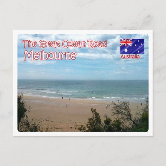 Australië - Melbourne - De Grote Oceaan - Briefkaart (Voorkant)