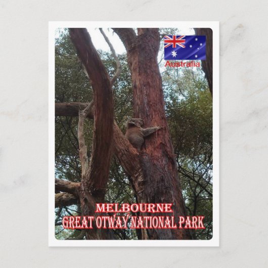 Australië - Melbourne - Great Otway - Briefkaart (Voorkant)