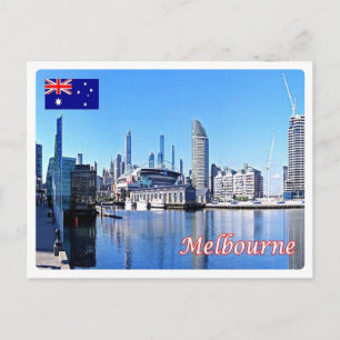 Australië - Melbourne - Harbour - Briefkaart