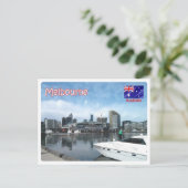 Australië - Melbourne - Harbour - Briefkaart (Staand voorkant)