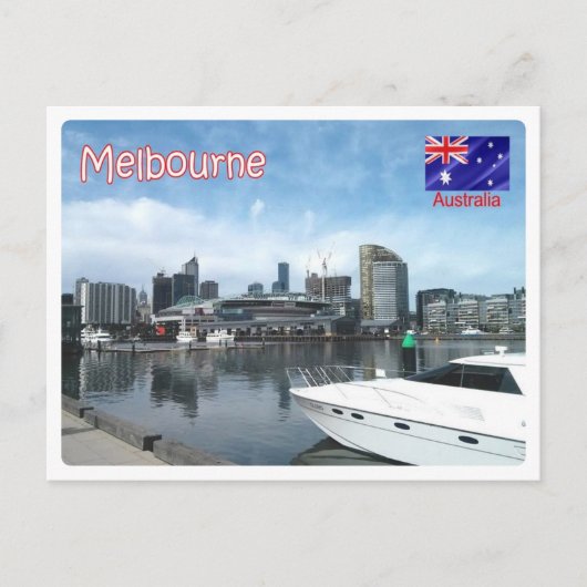 Australië - Melbourne - Harbour - Briefkaart (Voorkant)