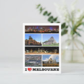 Australië - Melbourne - I Love - Briefkaart (Staand voorkant)