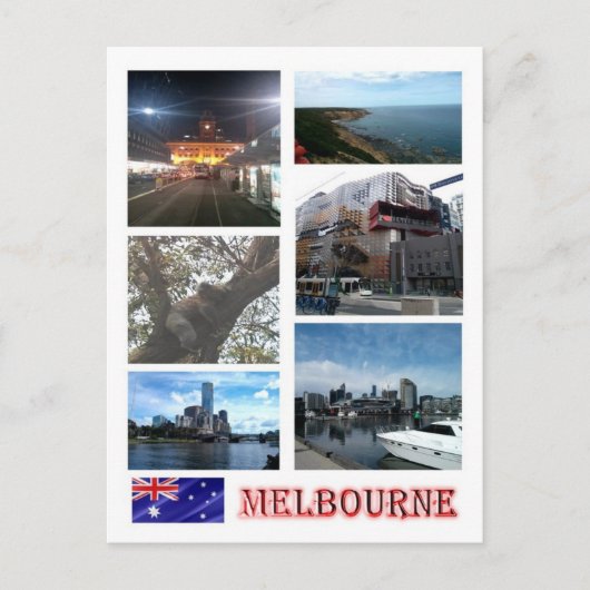 Australië - Melbourne - Mosaic - Briefkaart (Voorkant)