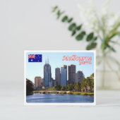 Australië - Melbourne - Yarra Briefkaart (Staand voorkant)