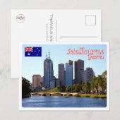 Australië - Melbourne - Yarra Briefkaart (Voorkant / Achterkant)