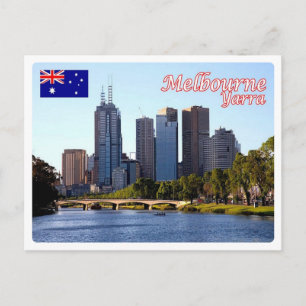 Australië - Melbourne - Yarra Briefkaart