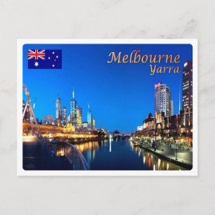 Australië - Melbourne - Yarra Twilght Briefkaart