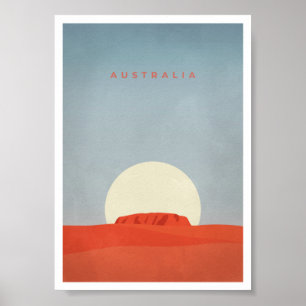Australië met Sunset & Ayers Rock/Uluru   POSTER