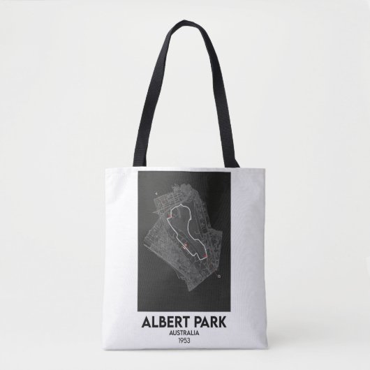 Australië MotoGP circuit kaart Tote Bag (Voorkant)