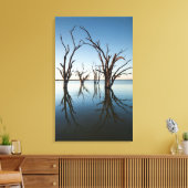 Australië, Murray River Valley, Barmera, meer Canvas Afdruk (Insitu (Woonkamer))