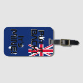 Australië Nationale Vlag Grappige Patriottische Ba Bagagelabel (Voorkant (horizontaal))