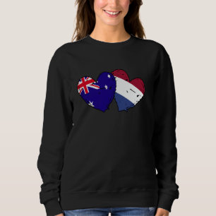 Australië Nederland Harten Vlag Australisch Nederl Trui