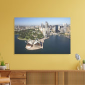 Australië, New South Wales, Sydney, Sydney Canvas Afdruk (Insitu (Woonkamer))