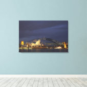 Australië, New South Wales, Sydney, Sydney Opera 3 Canvas Afdruk (Insitu (Houten vloer))