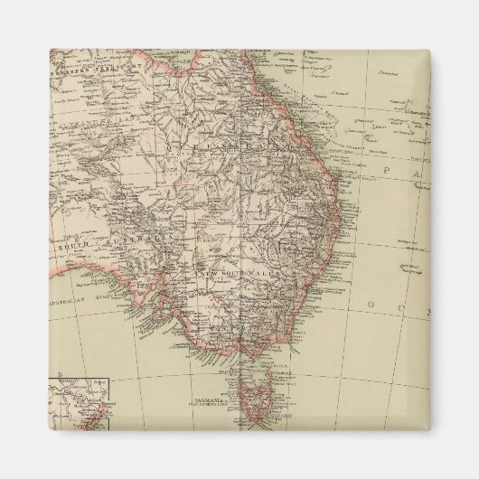 Australië, Nieuw-Zeeland Magneet (Voorkant)