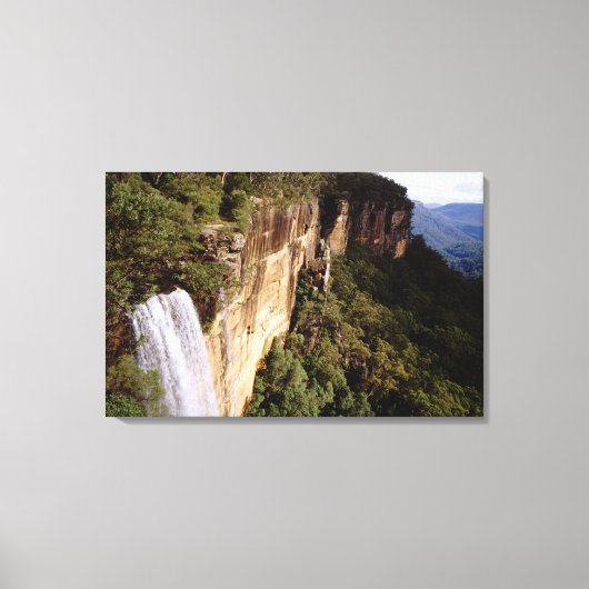 Australië, Nieuw-Zuid-Wales, Fitzroy Falls. Canvas Afdruk (Voorkant)
