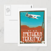 Australië Northern Territory Reisposter Briefkaart (Voorkant / Achterkant)