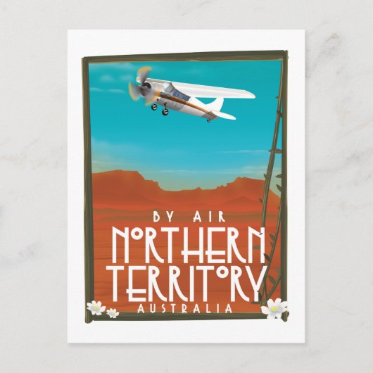 Australië Northern Territory Reisposter Briefkaart (Voorkant)