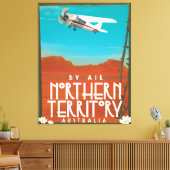 Australië Northern Territory Reisposter Canvas Afdruk (Insitu (Woonkamer))