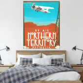 Australië Northern Territory Reisposter Canvas Afdruk (Insitu (Slaapkamer))