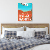 Australië Northern Territory Reisposter Canvas Afdruk (Insitu (Slaapkamer))