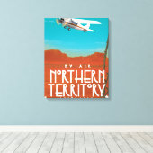 Australië Northern Territory Reisposter Canvas Afdruk (Insitu (Houten vloer))