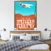 Australië Northern Territory Reisposter Canvas Afdruk (Insitu (Slaapkamer))
