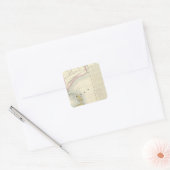 Australië nr. 57 vierkante sticker (Envelop)