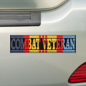 Australië-NZ Vietnam BESTRIJDING VAN VETERAN-stick Bumpersticker (Op auto)