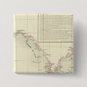 Australië Oceanië nr. 54 Vierkante Button 5,1 Cm