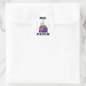 Australië oliepatch, sticker, olieveld cadeau, oli ronde sticker (Tas)