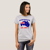 Australië Opgericht 1901 T-shirt (Voorkant volledig)